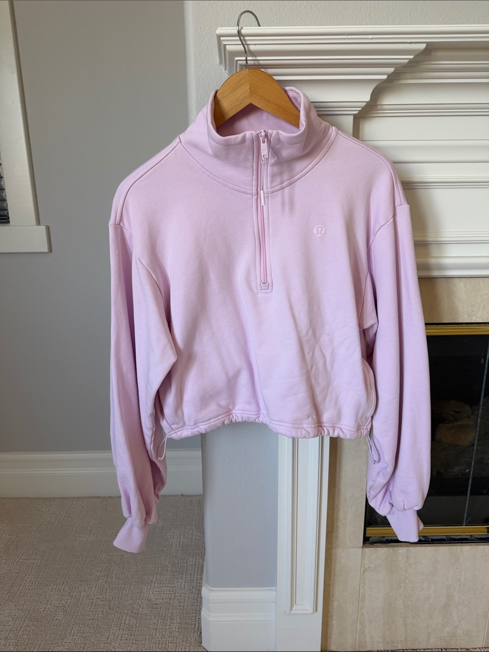 Lululemon Cotton Terry Pullover half zip - Picture 2 of 5